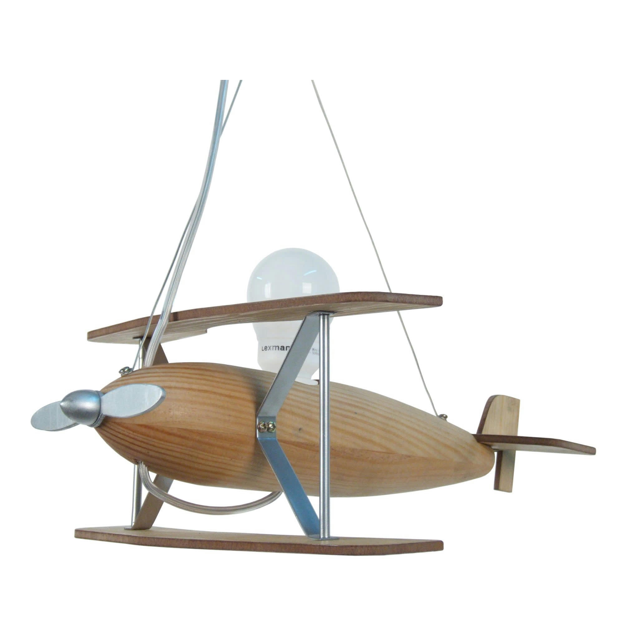 AVION - Suspension bois naturel
