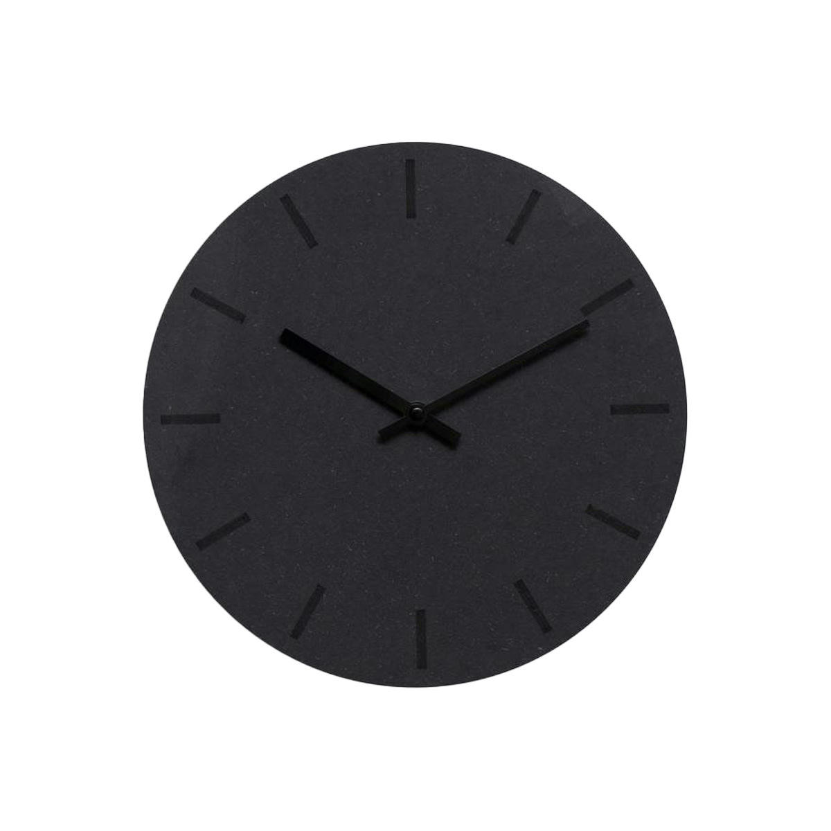 - Horloge murale en bois noir D28cm