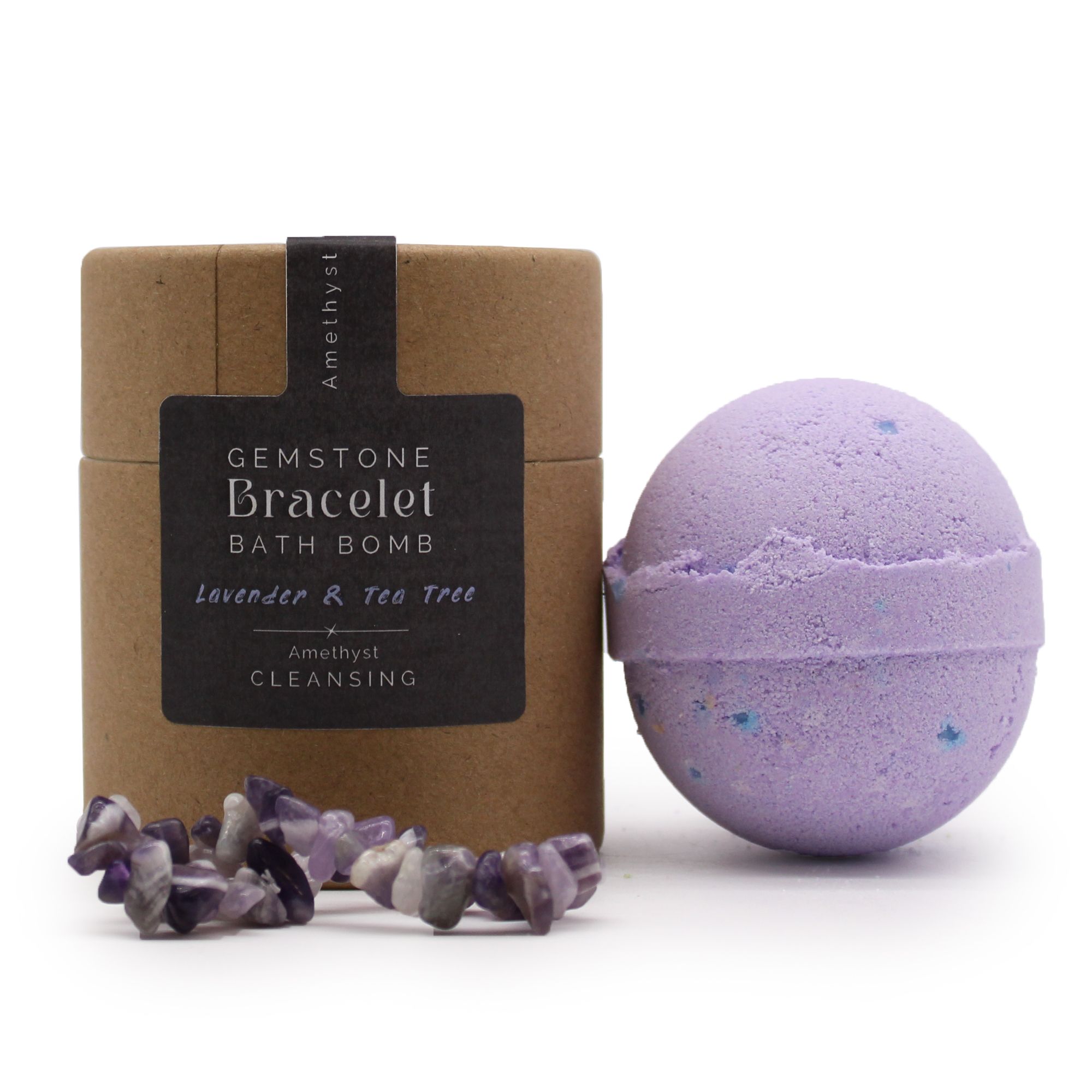KDMD Amethyst Gem Bracelet Bath Bomb