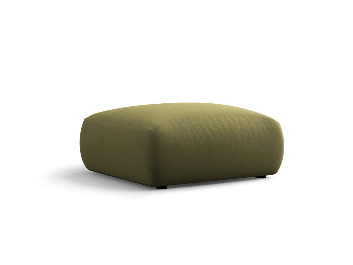 Cosmopolitan Design Poef Matera flueel groente - 68x86x40cm