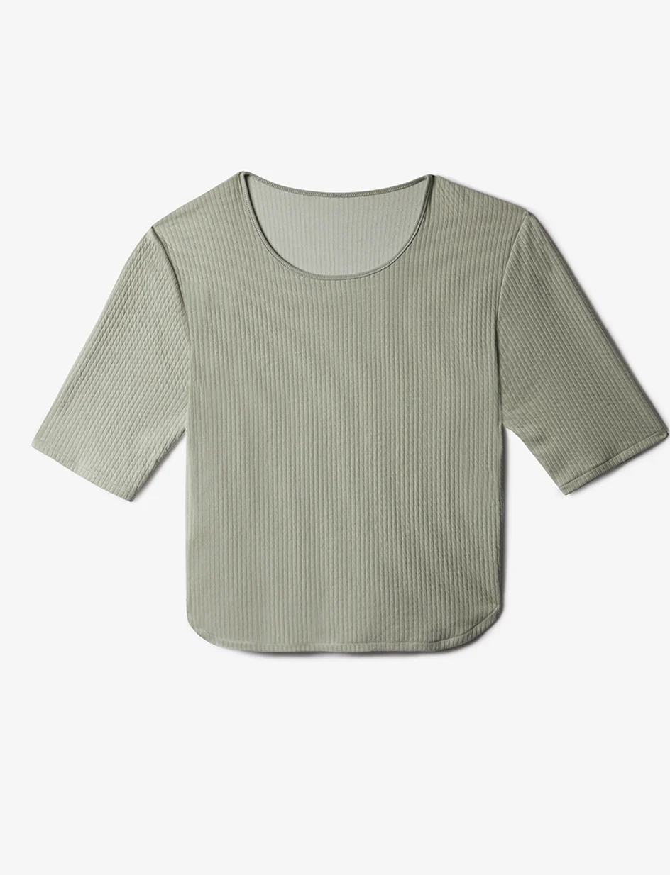 T-shirt manches courtes AIRISM RIB