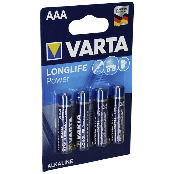 Batterie, LONGLIFE Power, AAA Micro, 1,5 V, 4 Stück