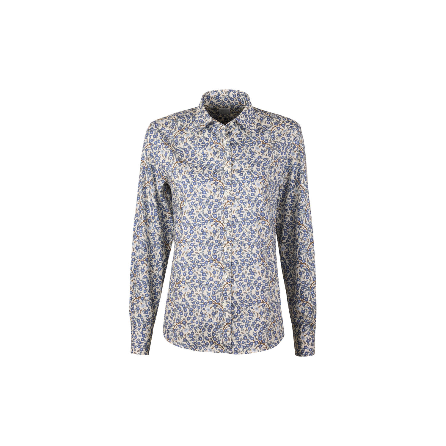 Siri Shirt, blue pattern