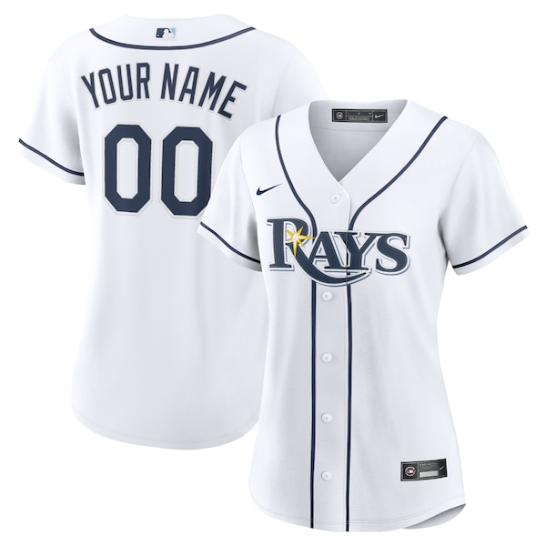 Tampa Bay Rays Nike Women's Home Custom Replica 2.0 Jersey - White