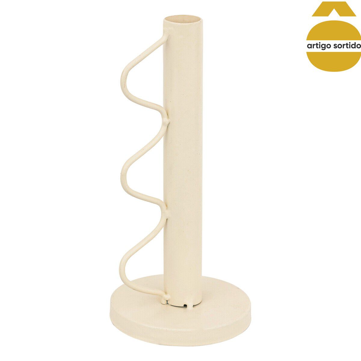 Castiçal BLY em metal 20cm