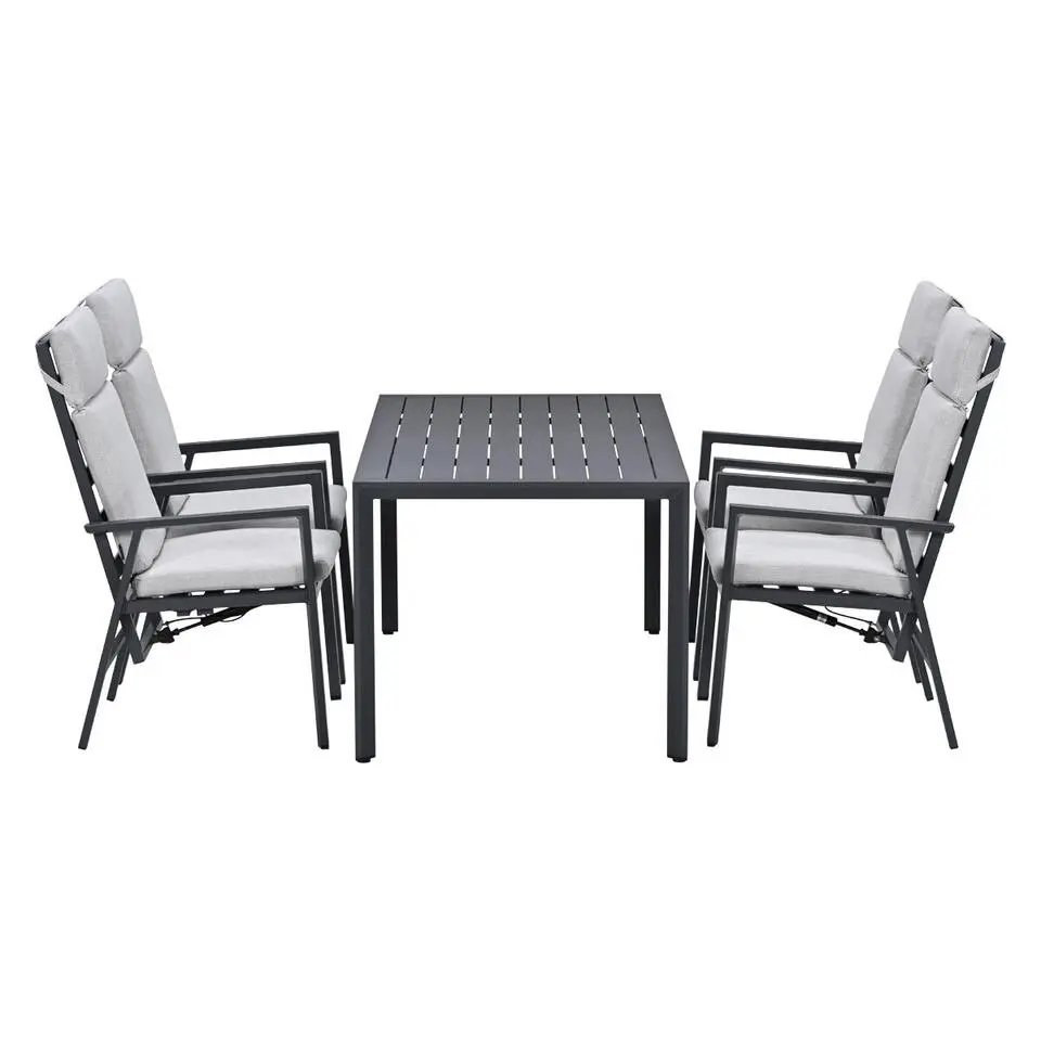 Garden Impressions Kasper tuinset 5-delig - donker grijs