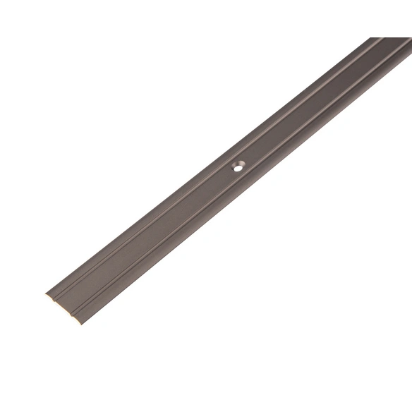 Übergangsprofil, eloxiert, bronzefarben, LxB: 90x2,5 cm