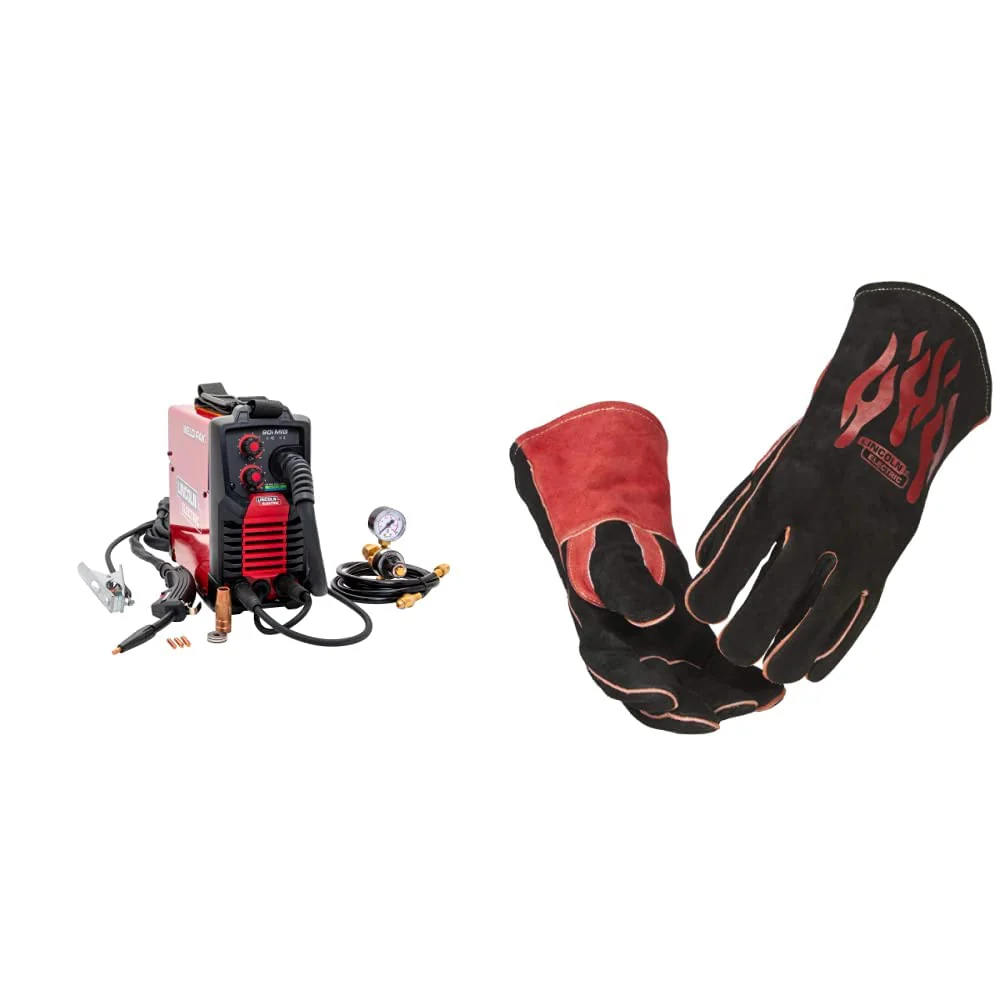 90i FC Flux Core Wire Feed Weld-PAK Welder, 120V Welding Machine, Portable w/Shoulder Strap, Protective Metal Case, Best for Small Jobs, K5255-1(Flux-Cored Welder)