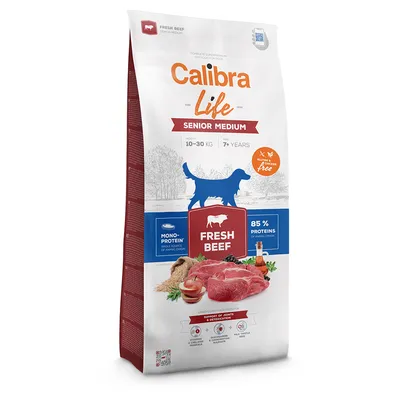 Calibra Dog Life Senior Medium Fresh Beef