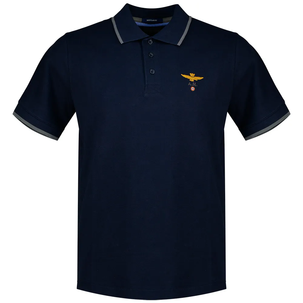 Aeronautica Militare 261PO1308UP00082 short sleeve polo