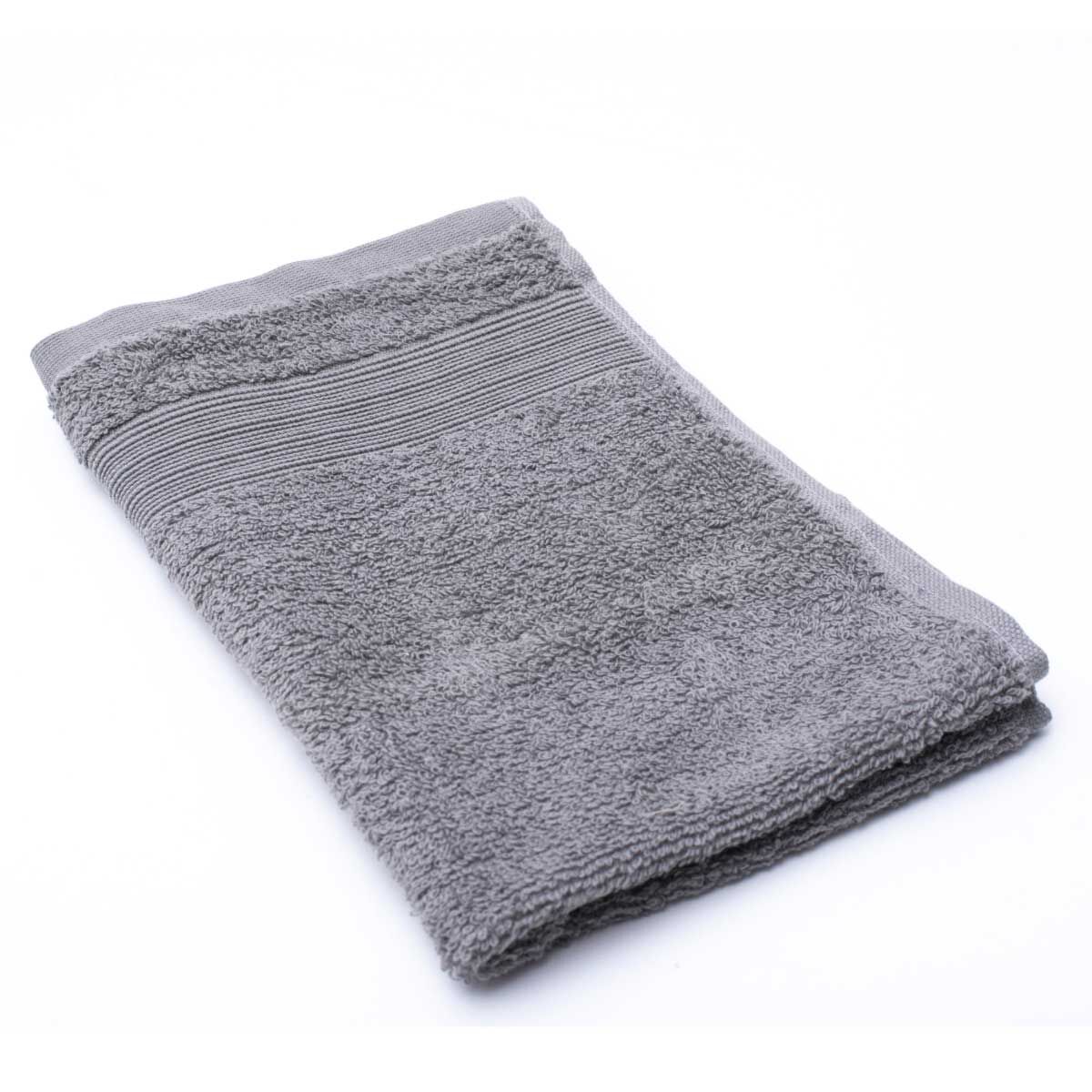 Toalha cinza TIMELESS 30x50cm