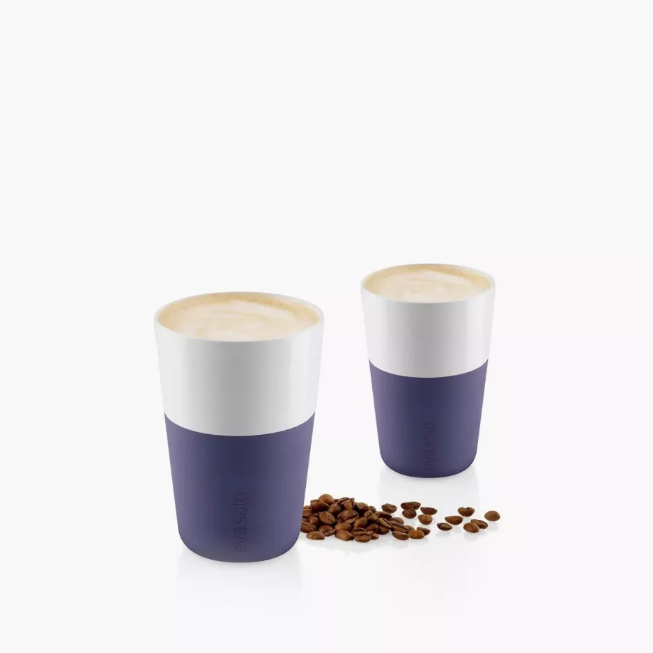 Zestaw 2 filiżanek do latte EVASOLO 360ml Fiolet