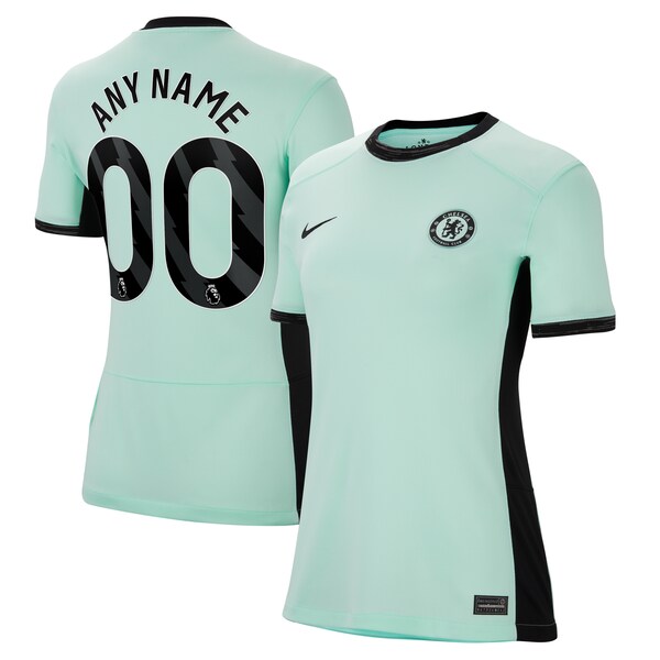 Chelsea Nike Women's 2023/24 Third Stadium Replica Custom Jersey - Mint