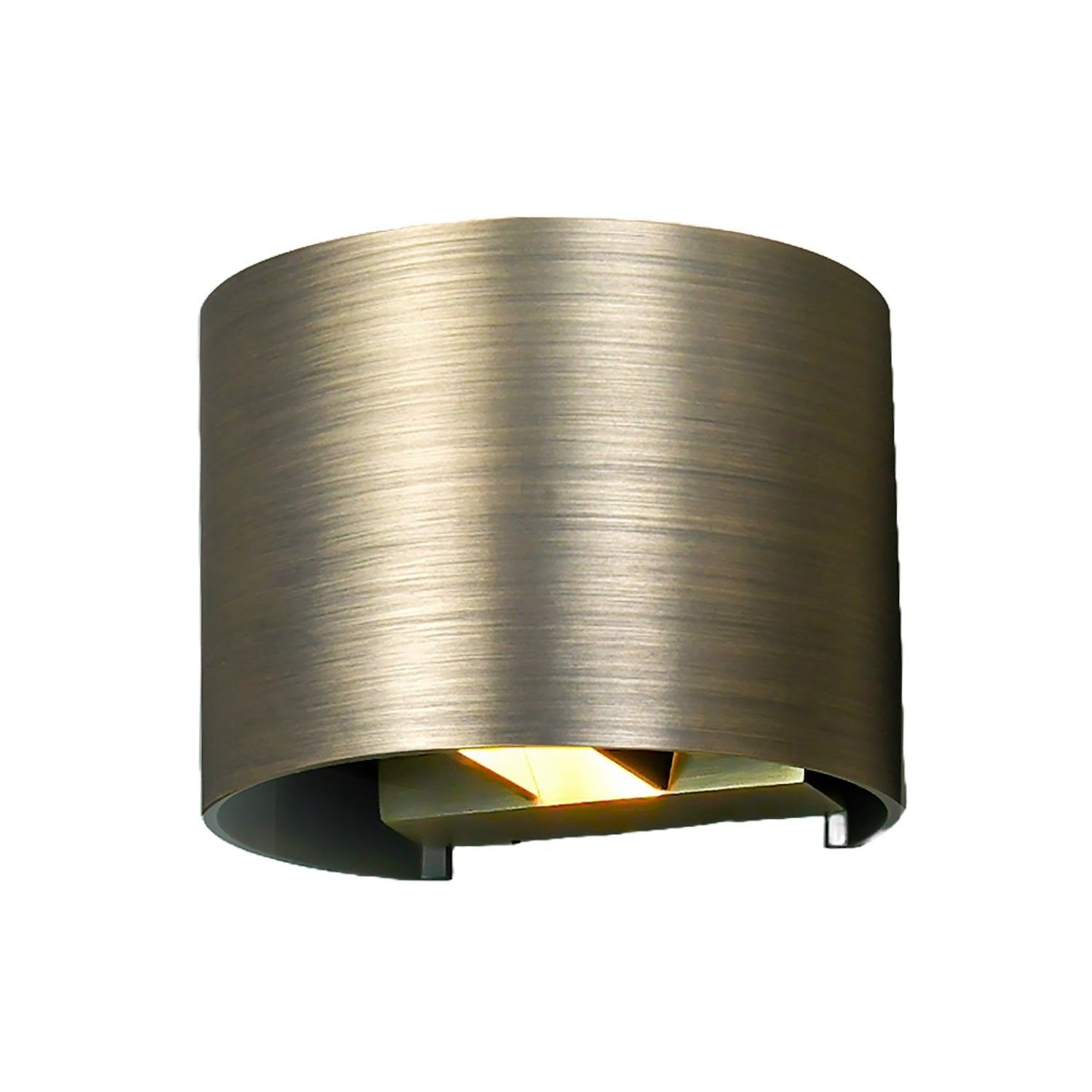 Artdelight wandlamp Gyro - 1 lichts - 11.2 x 9.7  cm - brons