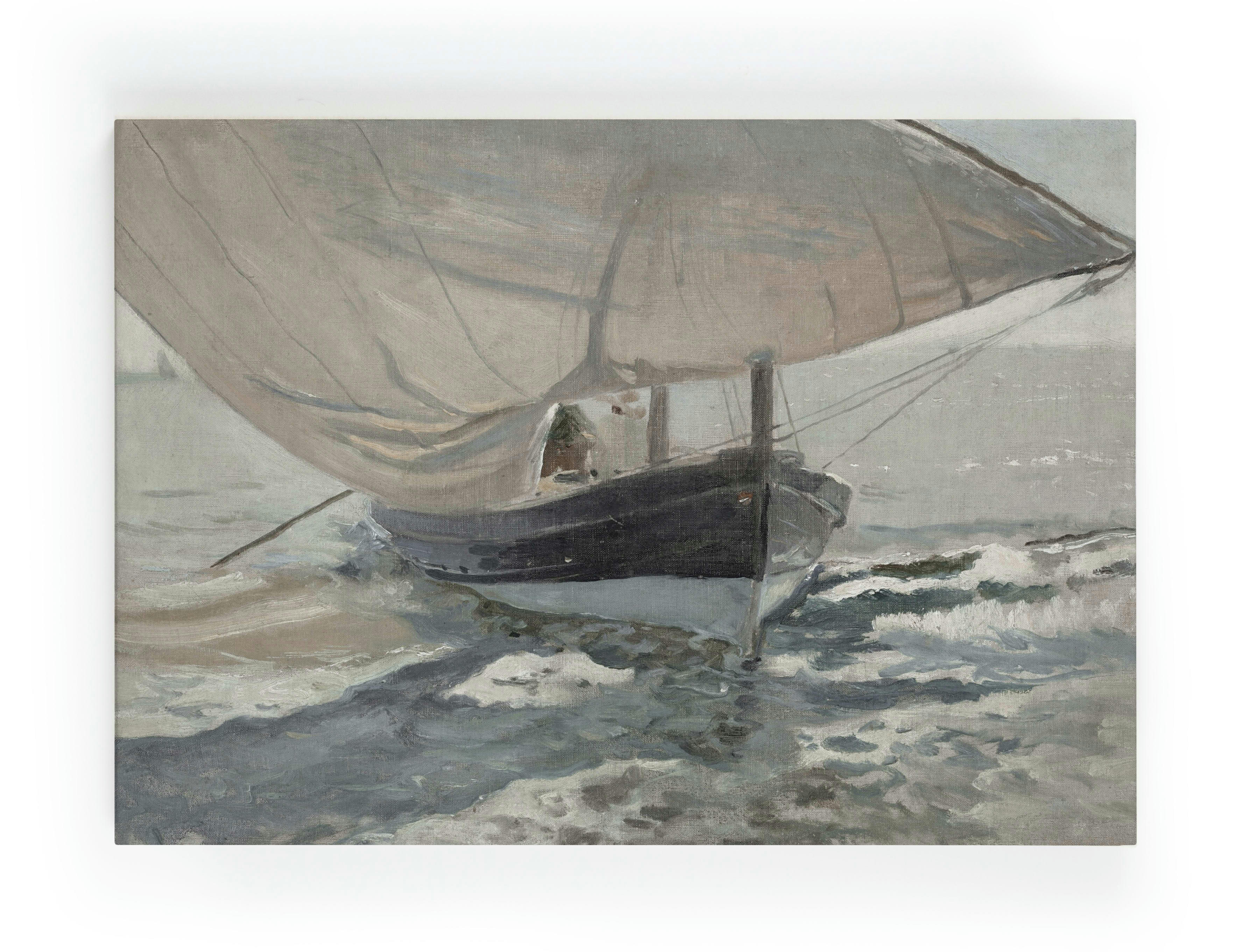 SAIL - Peinture sur toile 60x40 imprimé HD Bougie