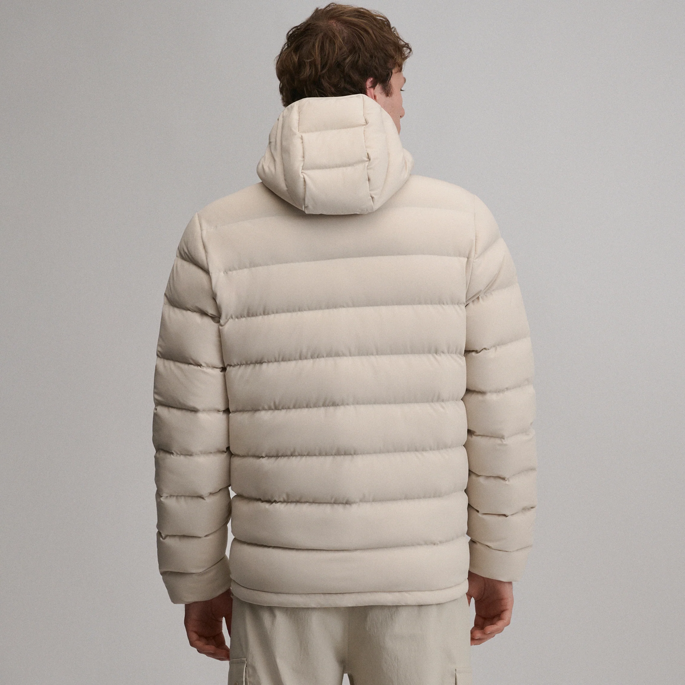 Men's EB Stretch Down Hooded Jacket
