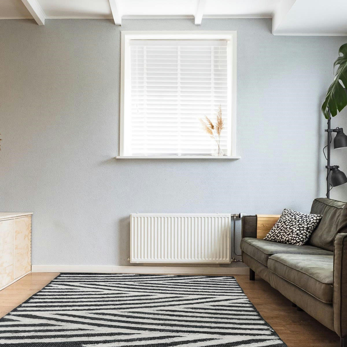 BERGAME - Tapis et descente de lit antidérapant  carbone 170x240 cm