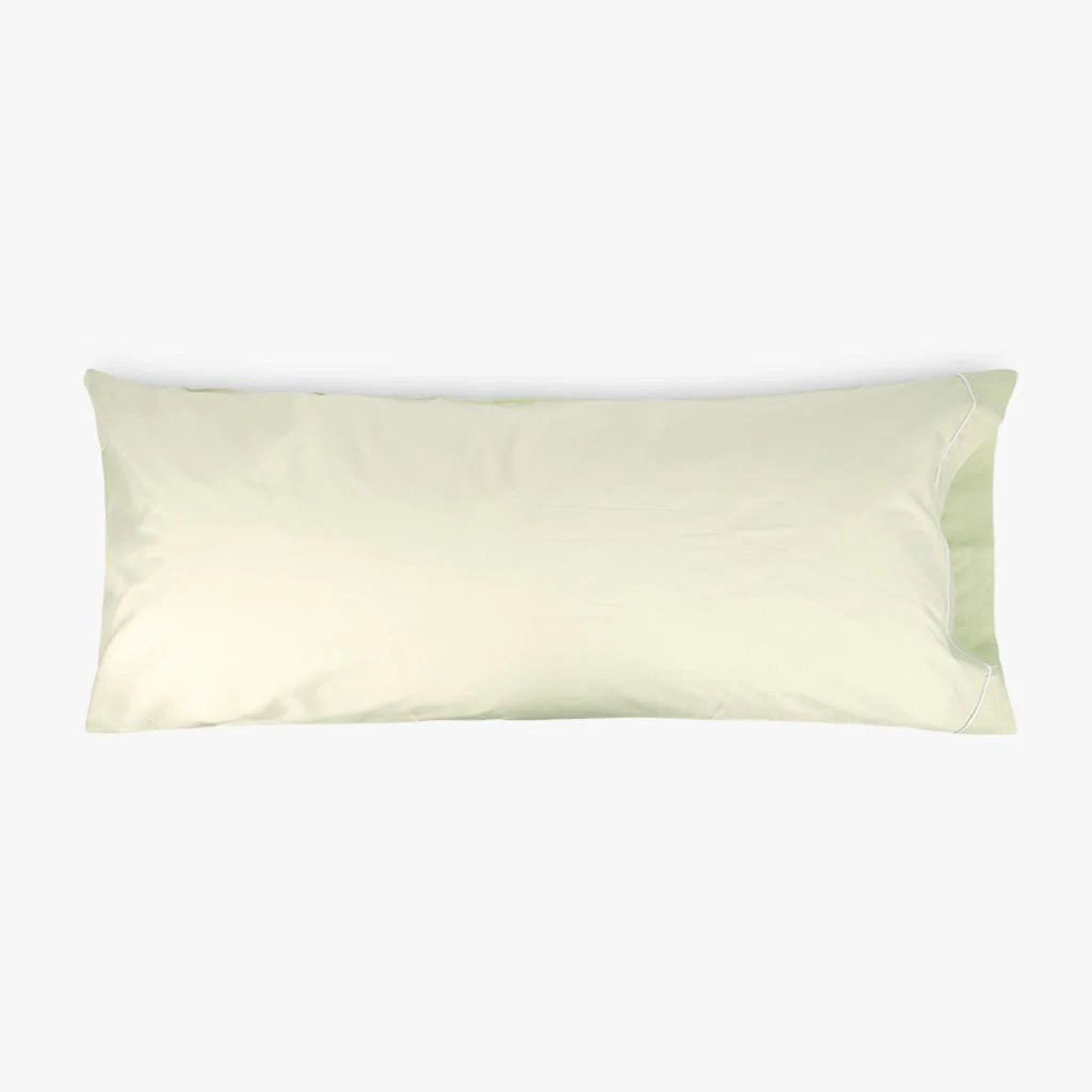 Fronha Almofada de Dormir Algodão Percal Verde 45x100 SAMOA