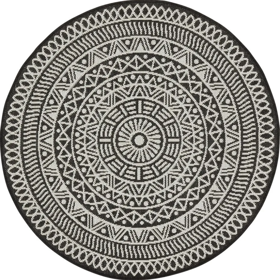 Kwantum Vloerkleden | Buitenkleden | Vloerkleed Rino  Zwart