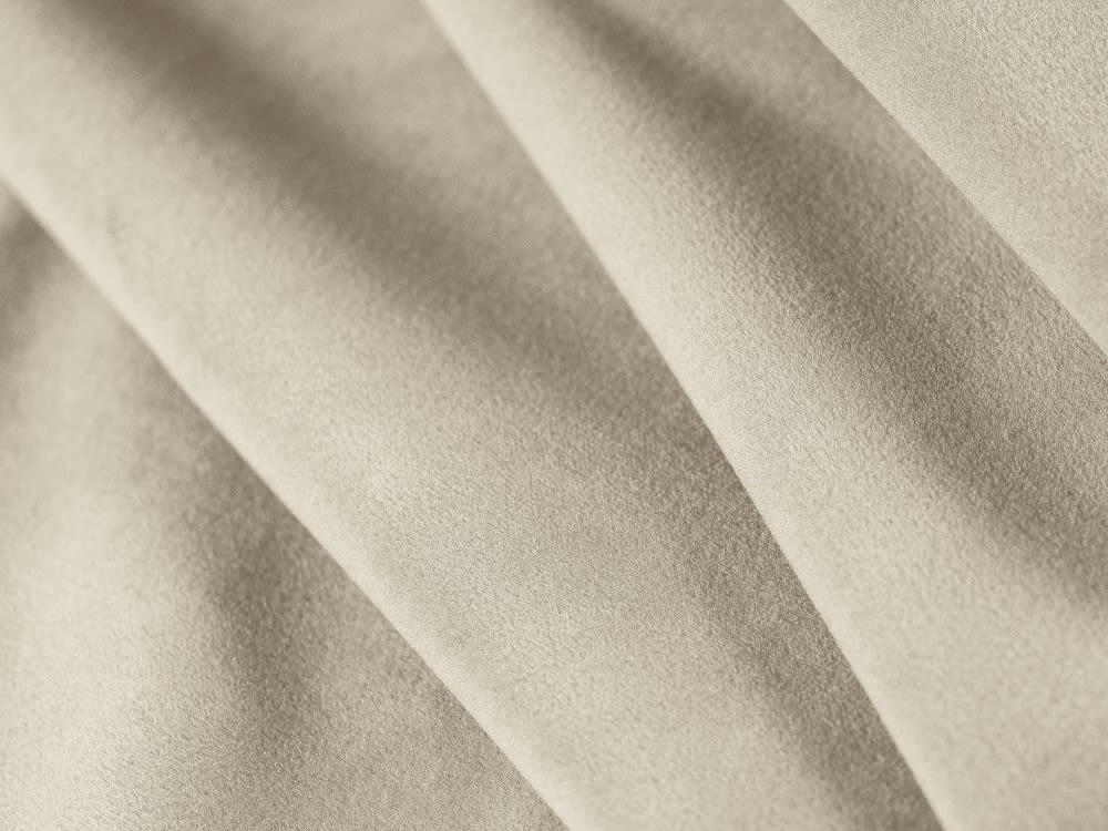 SILENE - Ensemble de 2 chaises 1 place en velours beige