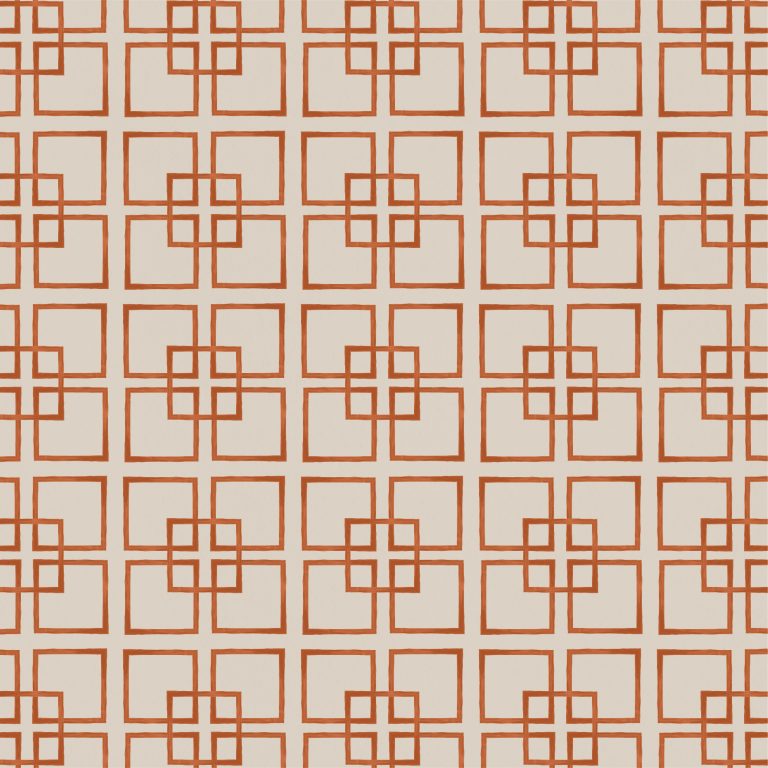 Catchii Behang Golden Square Orange