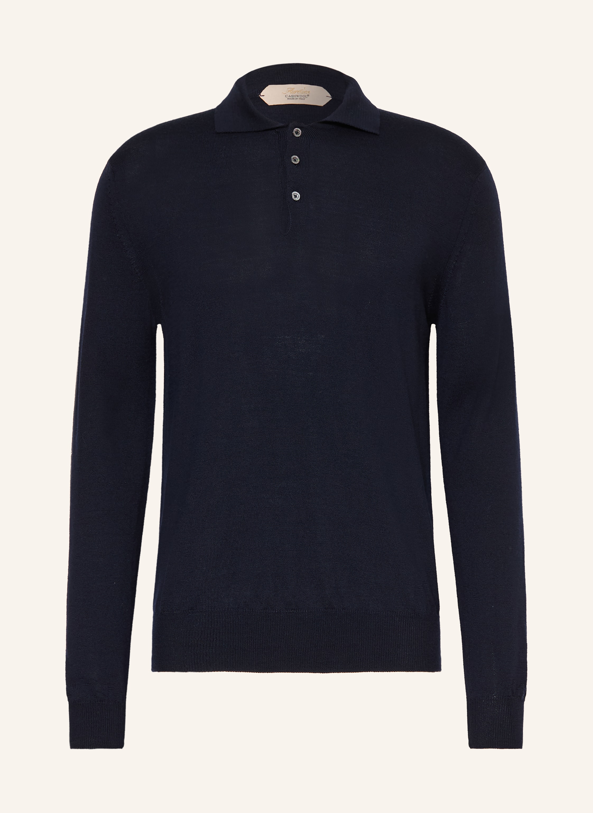 Aurélien Strick-Poloshirt aus Merinowolle