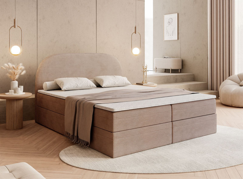 Łoże ALLURE 140x200 Lincoln 17 z topperem