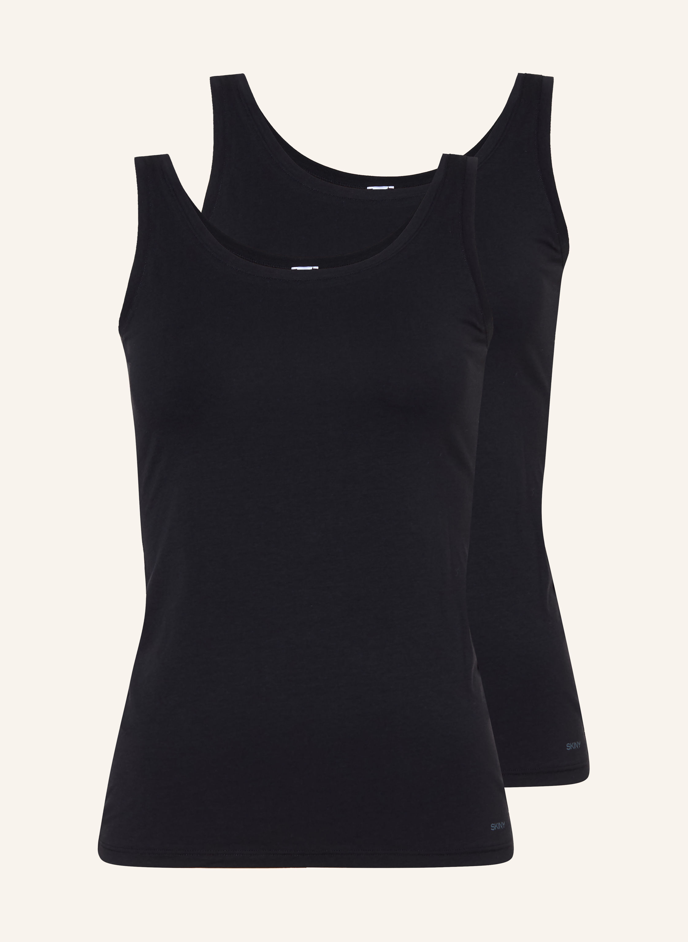 Skiny 2er-Pack Tops ADVANTAGE COTTON STRETCH