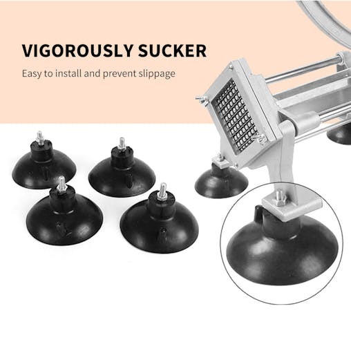 SOGA Commercial Stainless Steel Potato Cutter with 3 Blades