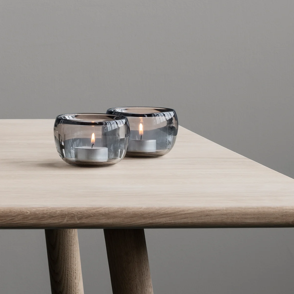 Stelton - Ora Teelichthalter, smoke (2er-Set)