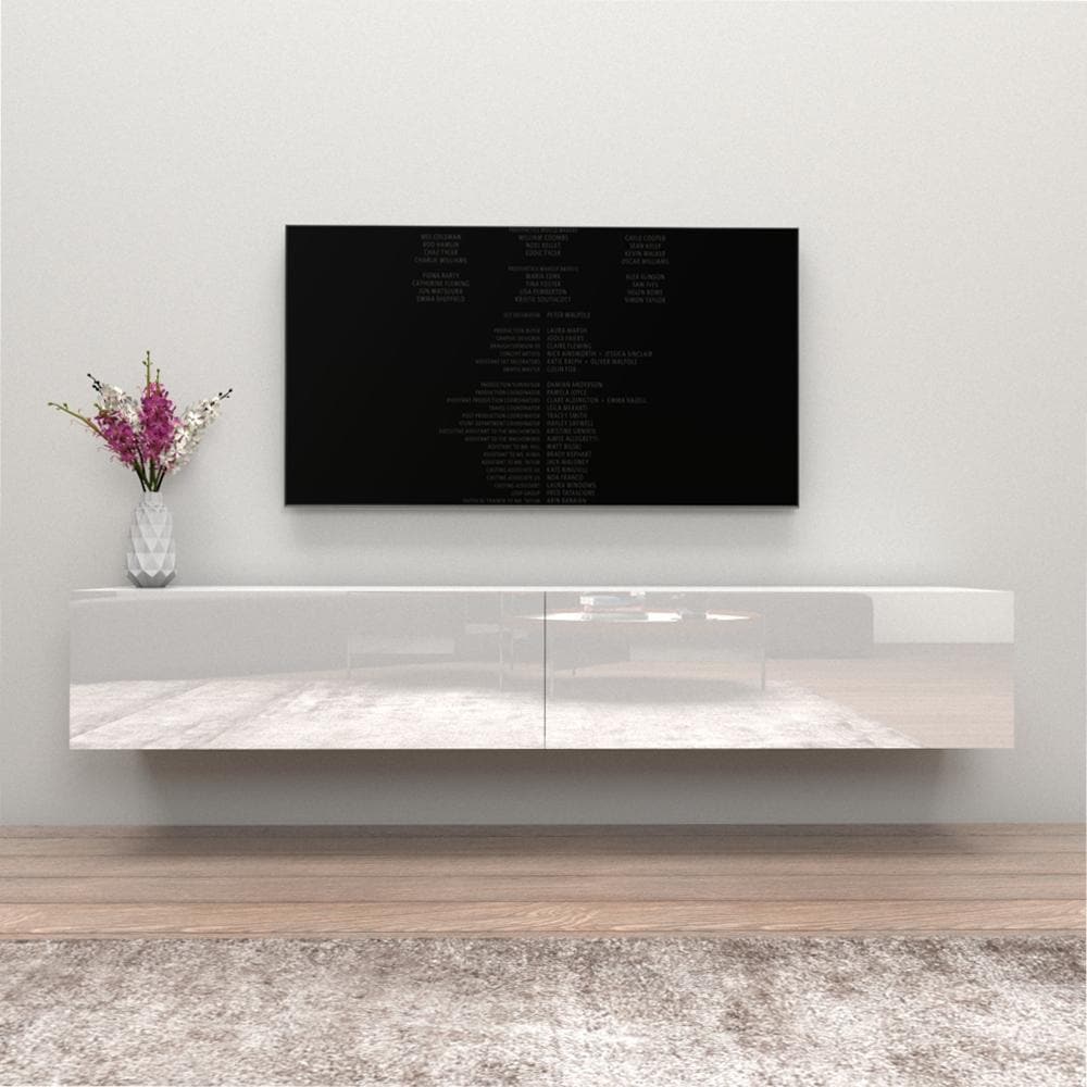 Berno 71-in. Modern Glossy Wall-mounted Floating TV Stand