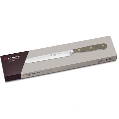 Wusthof Classic Serrated Utility 14cm Knife | Velvet Oyster