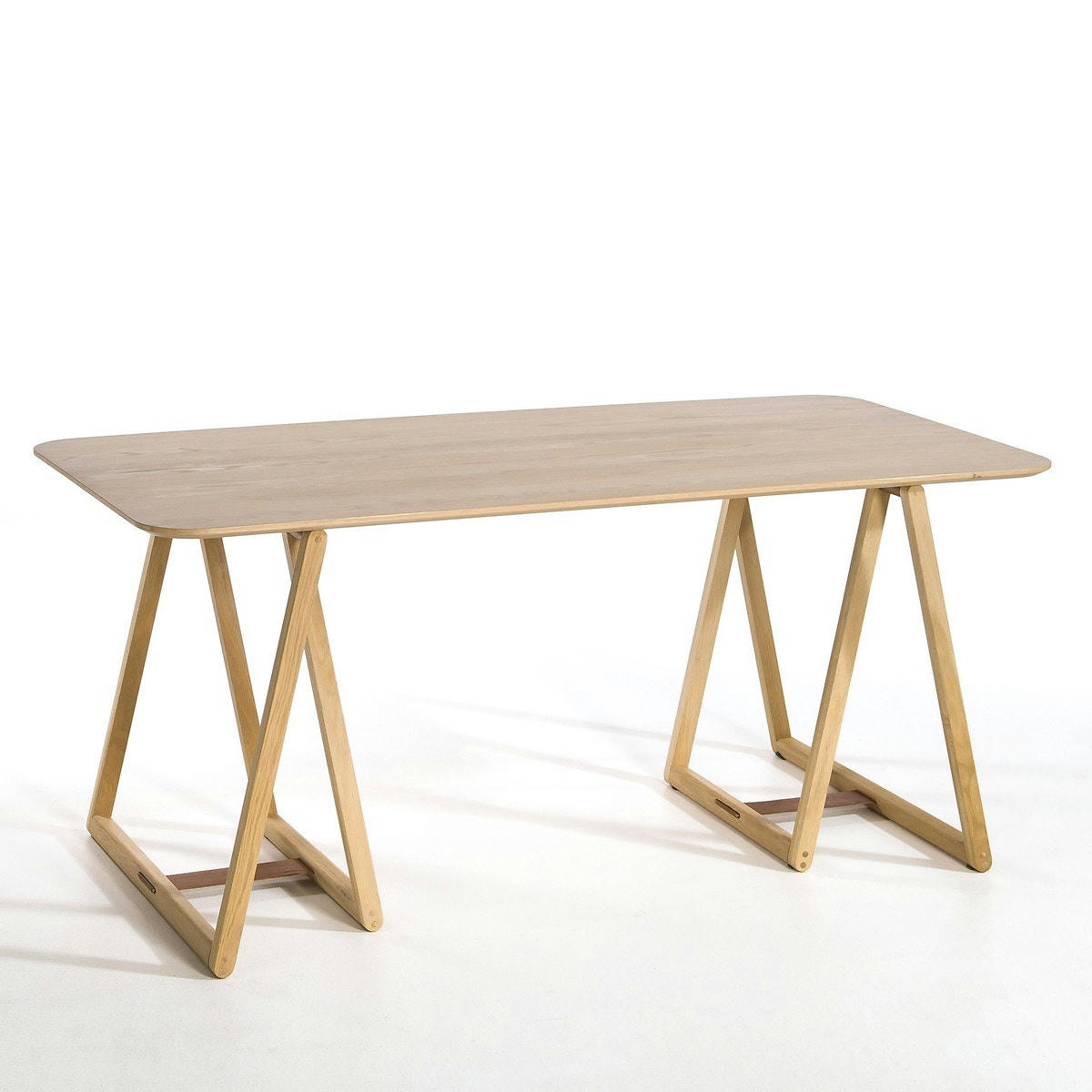 Plateau bureau plaqué chêne, Gary design E Gallina