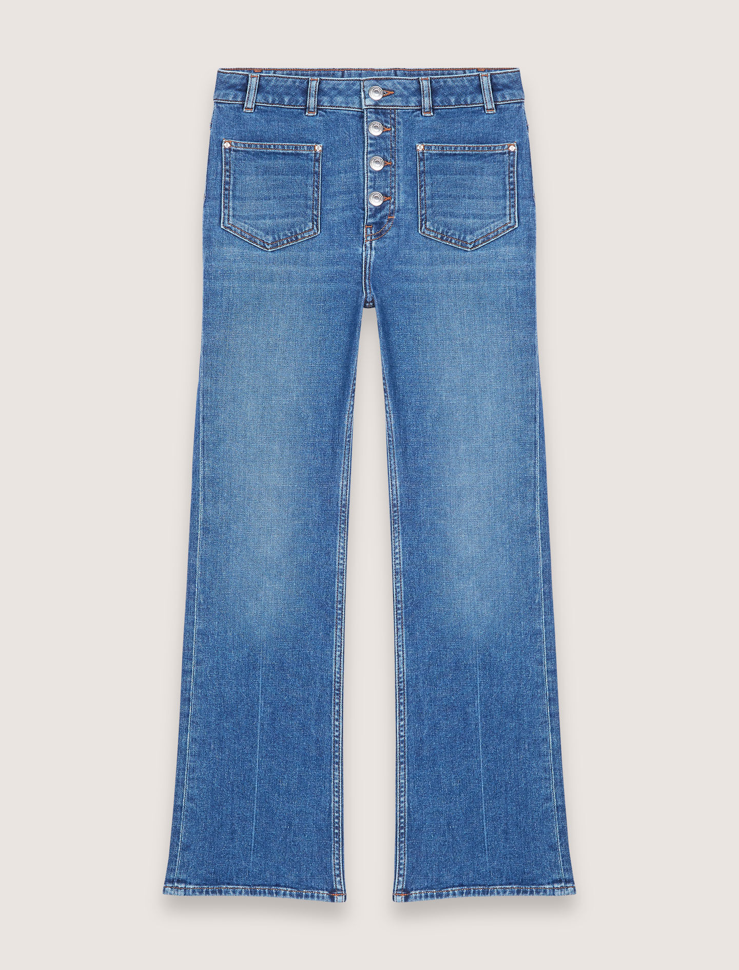Jean denim à poches