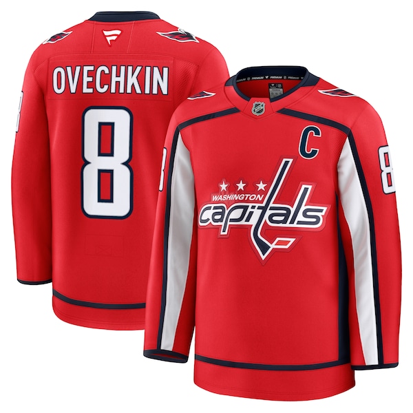 Alexander Ovechkin Washington Capitals  Home Premium Jersey - Red/White/Black