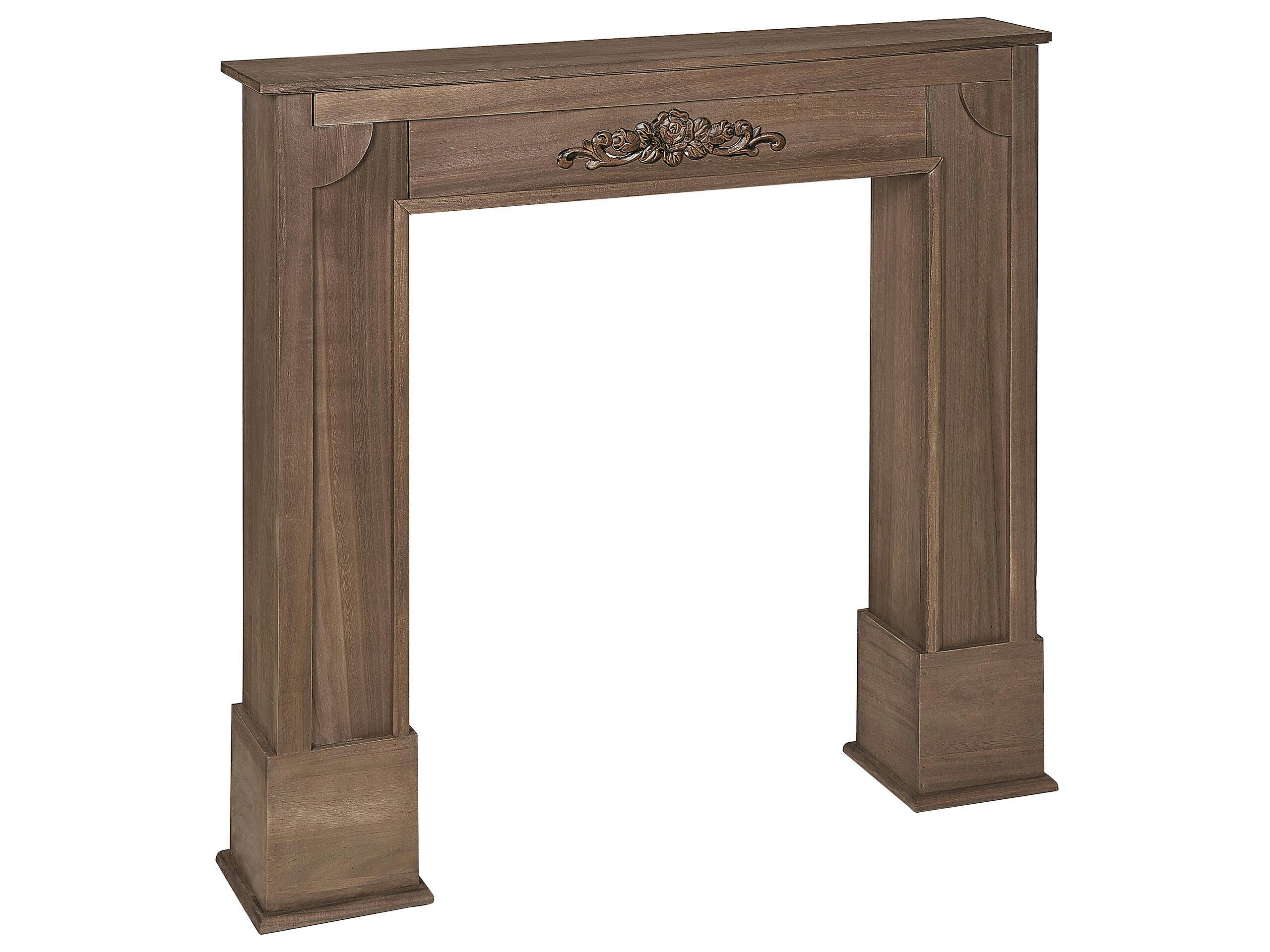 DEDIN - Encadrement de cheminée bois foncé