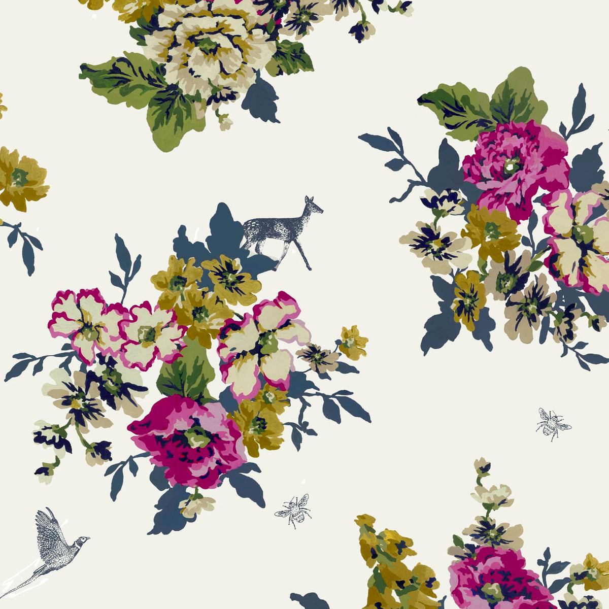 Joules Vliesbehang - Joules Floral - 10mx52cm