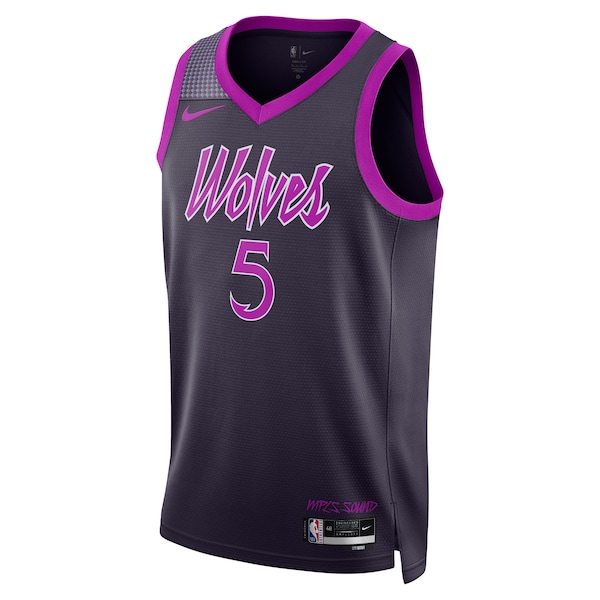 Anthony Edwards Minnesota Timberwolves Nike Unisex 2025/26 Swingman Jersey - Purple - City Edition