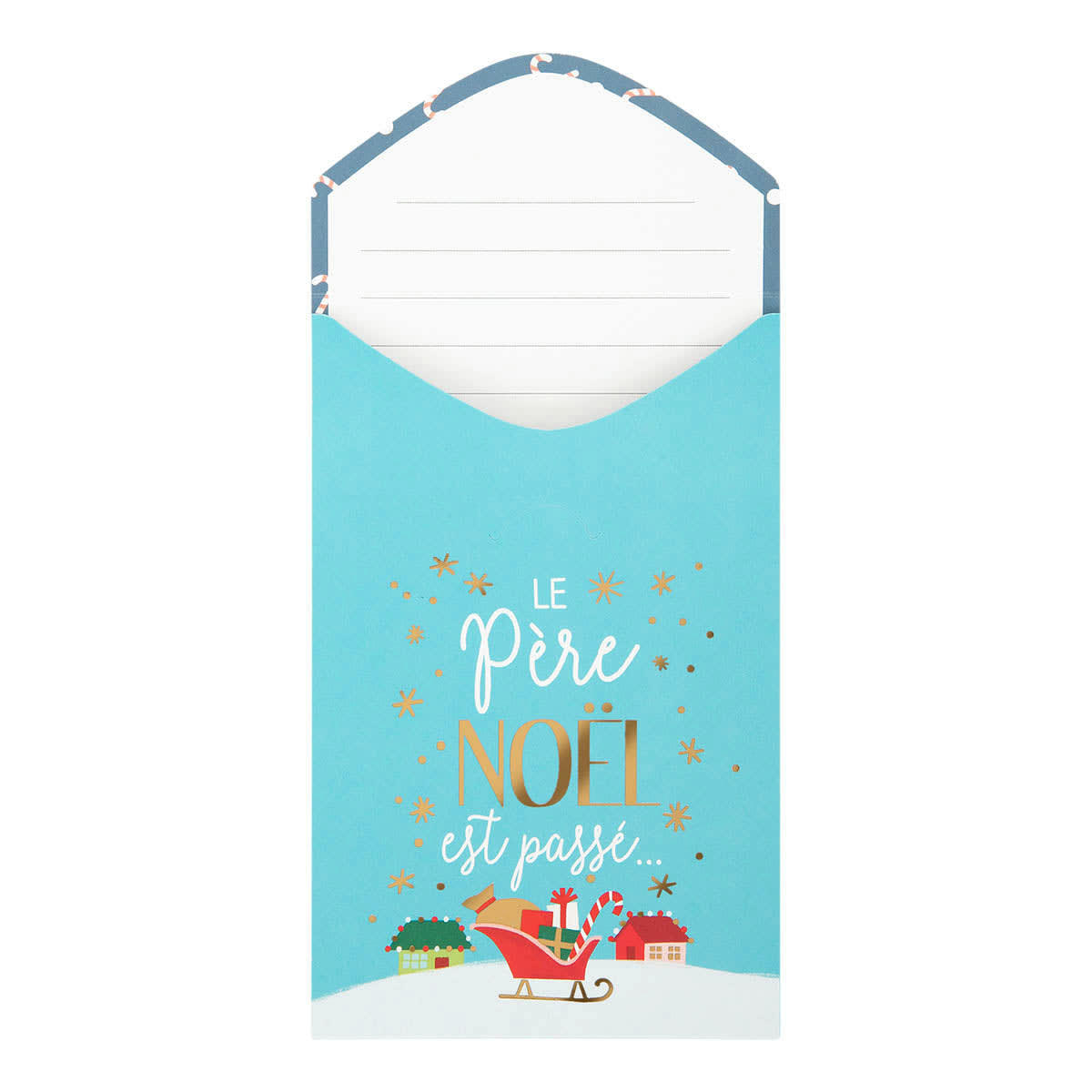 - Carte De Vœux Surprise Traineau