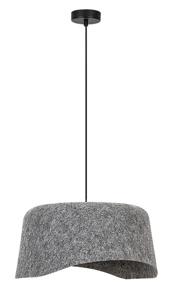 Lampa wisząca FARELIA popielato-czarna 1xE27x10W IP20 Rabalux