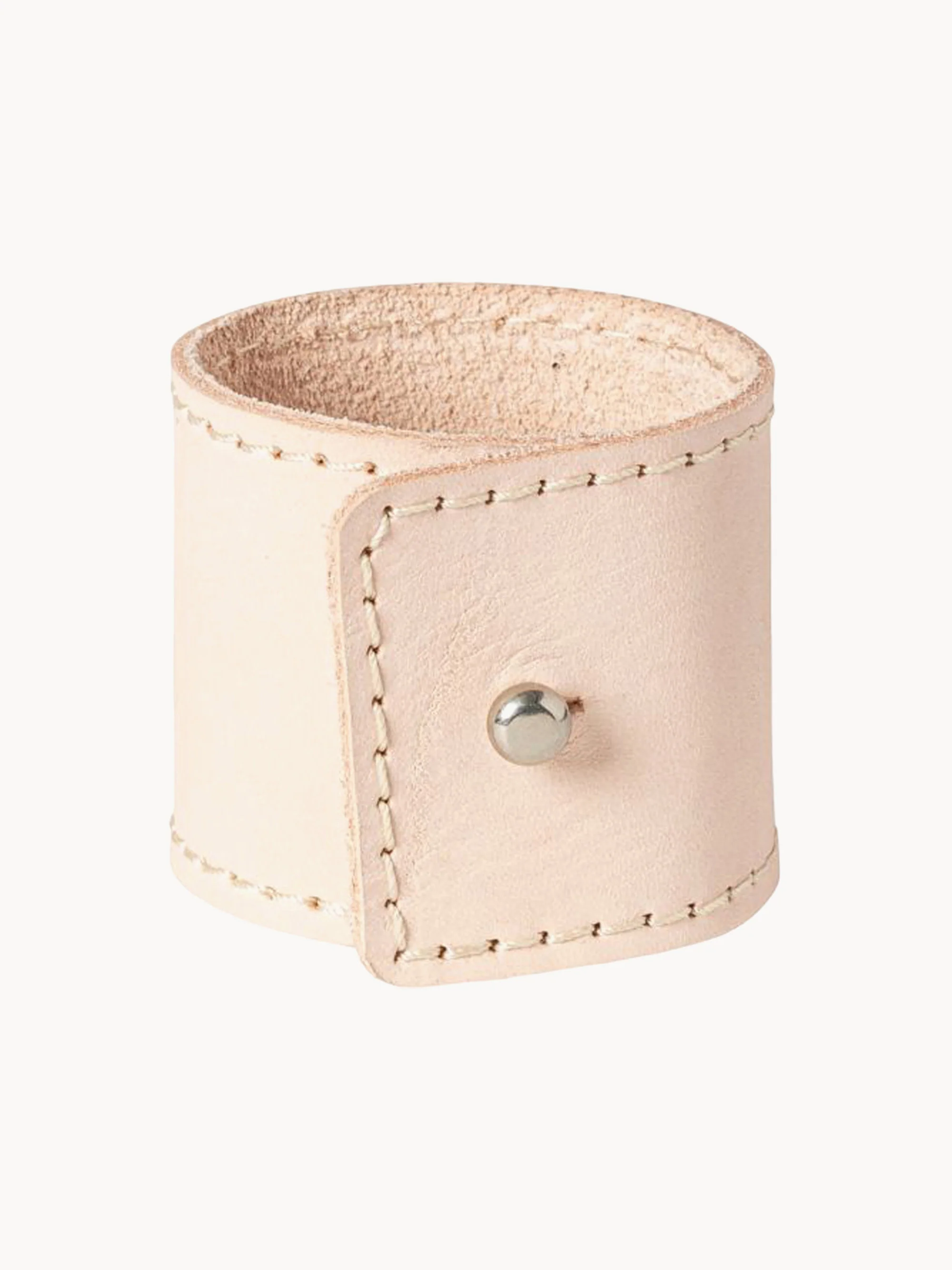 Leder-Serviettenringe Blush, 4er-Set
