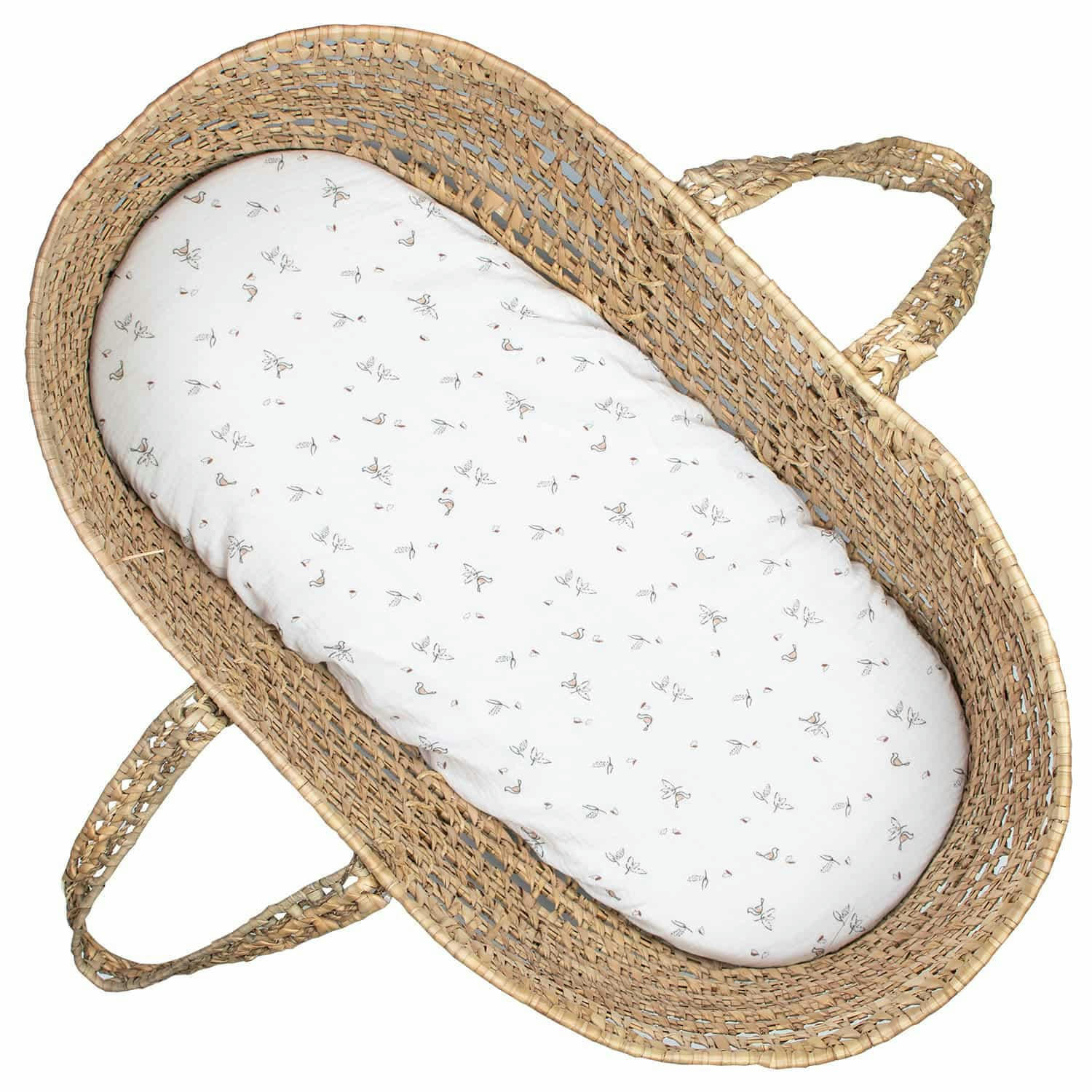 MELODY - Drap housse couffin ovale  72 x 32cm