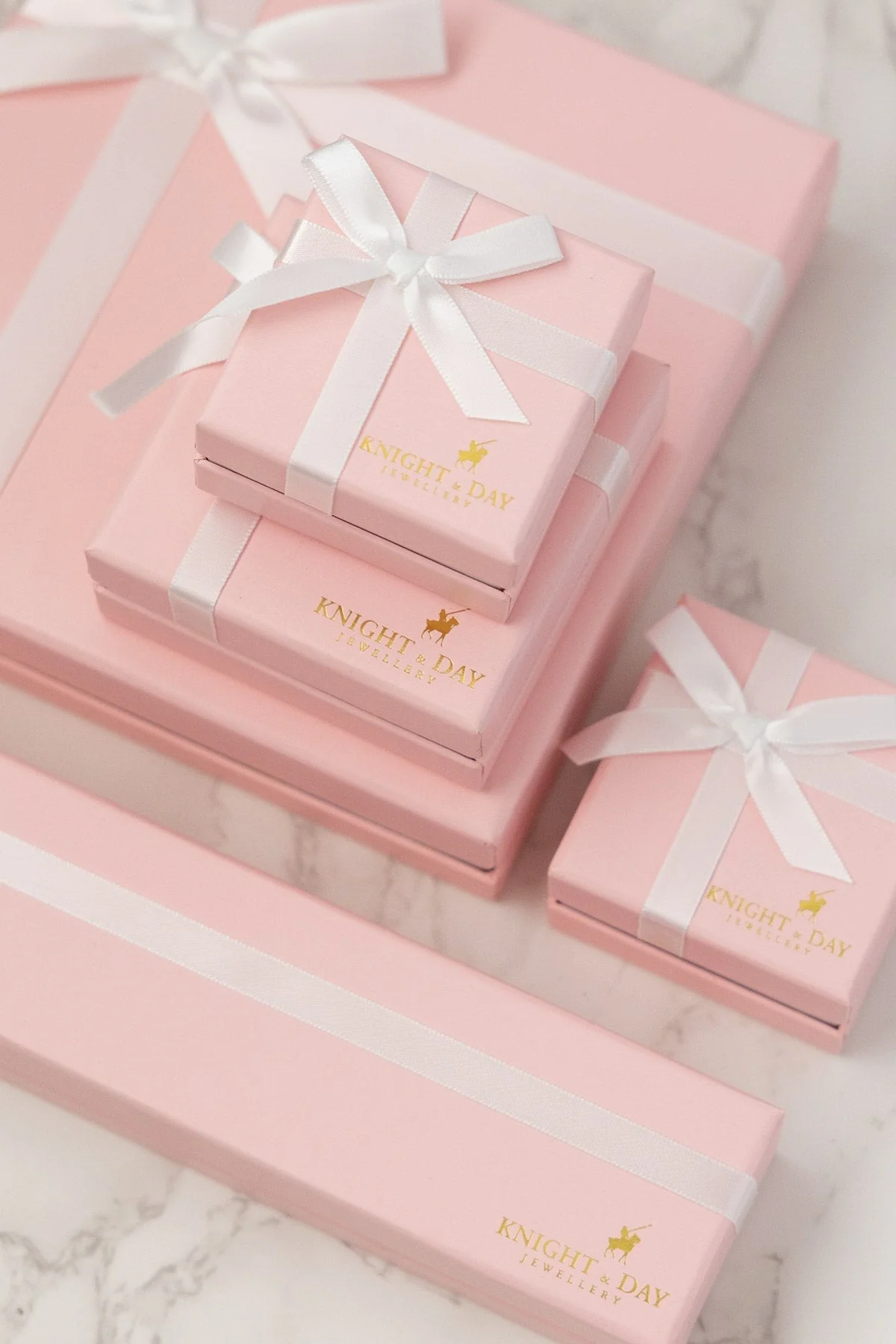 The Pink Box Rose Crystal Necklace