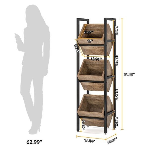 Freestanding Floor Wine Rack Wine Holder Display Shelf for Kitchen, Pantry, Cellar