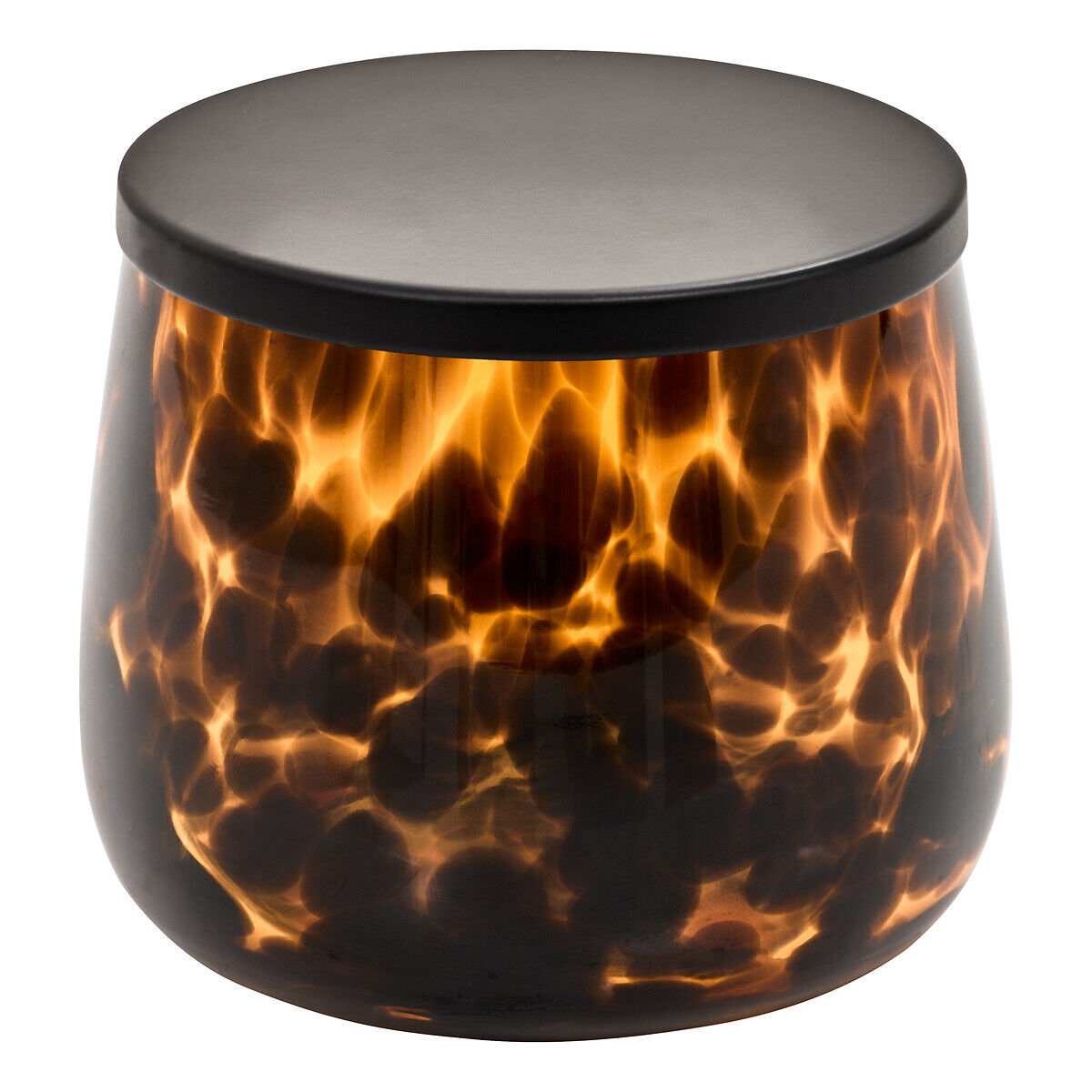 Pote para algodão DOTTY castanho