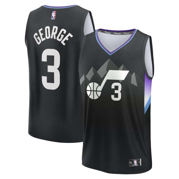 Keyonte George Utah Jazz  Fast Break Replica Player Jersey - Statement Edition - Black