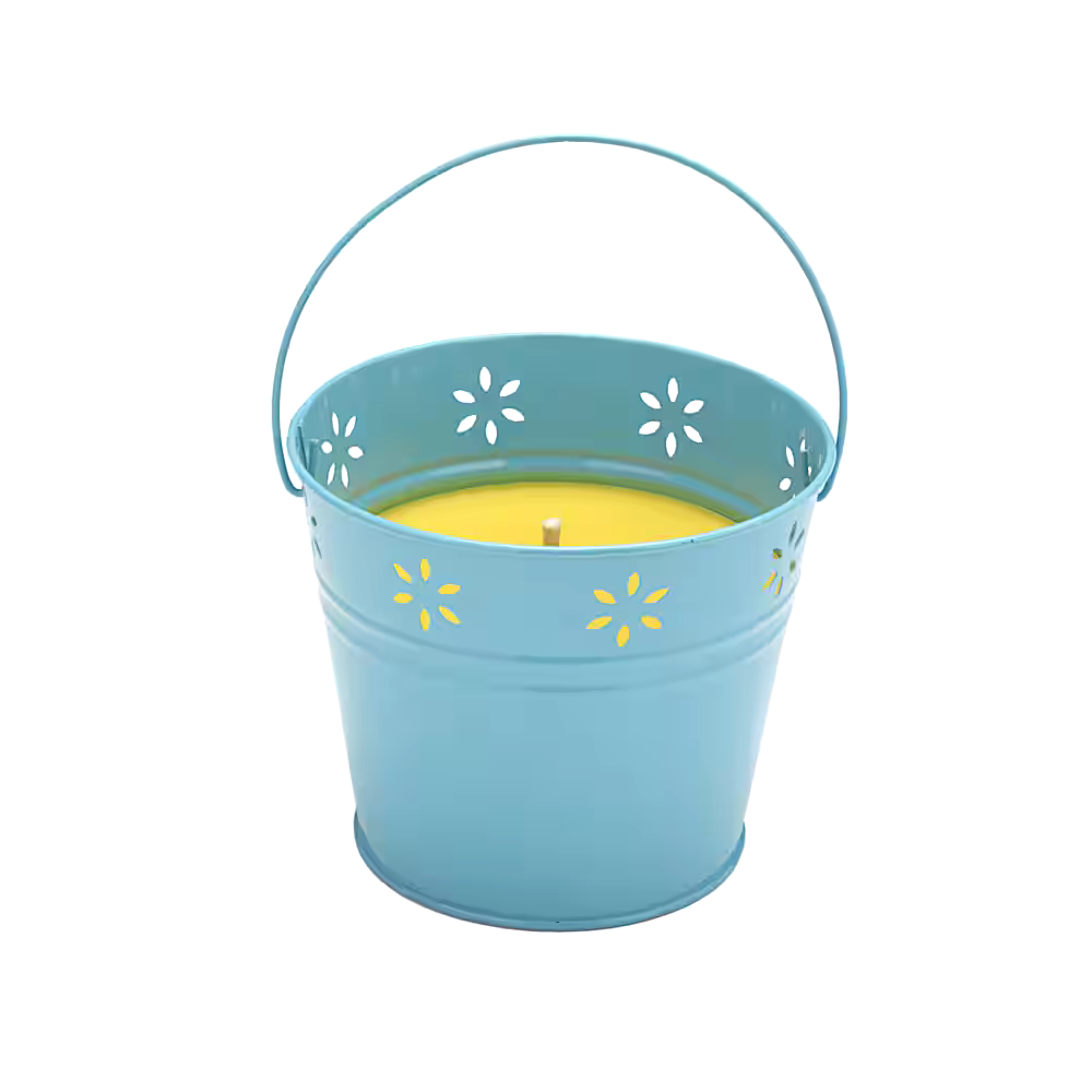 Ambia Citronella Mosquito/Insect Repellent Candle Bucket, Assorted Colours, 828-mL