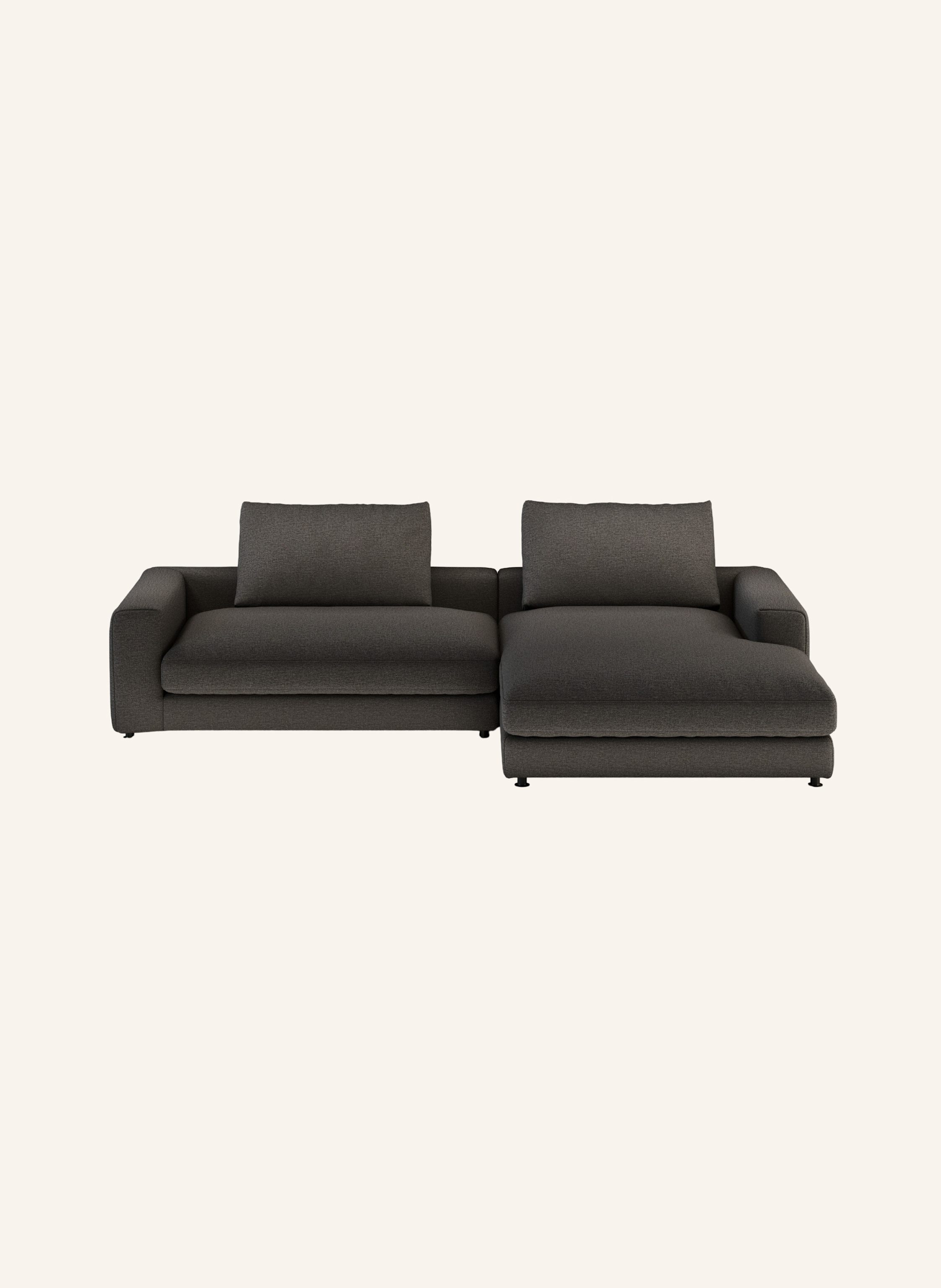 nydo Ecksofa XL MOSLER, rechts, Flachgewebe
