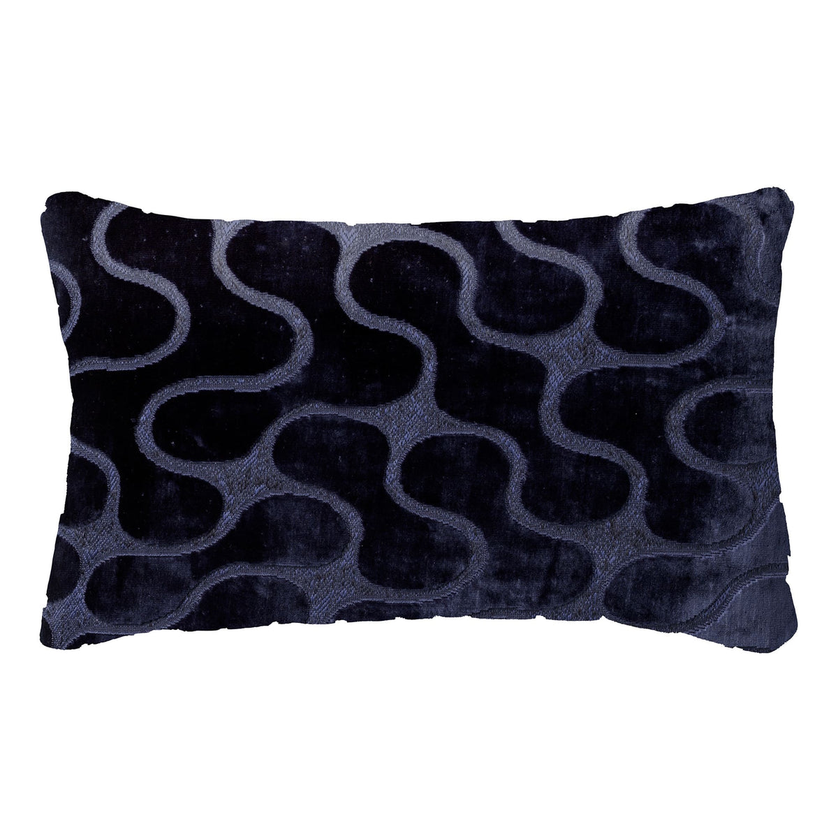 NADINE | sierkussen 30x50 cm | Insignia Blue | blauw | Hoii | met duurzame kussenvulling