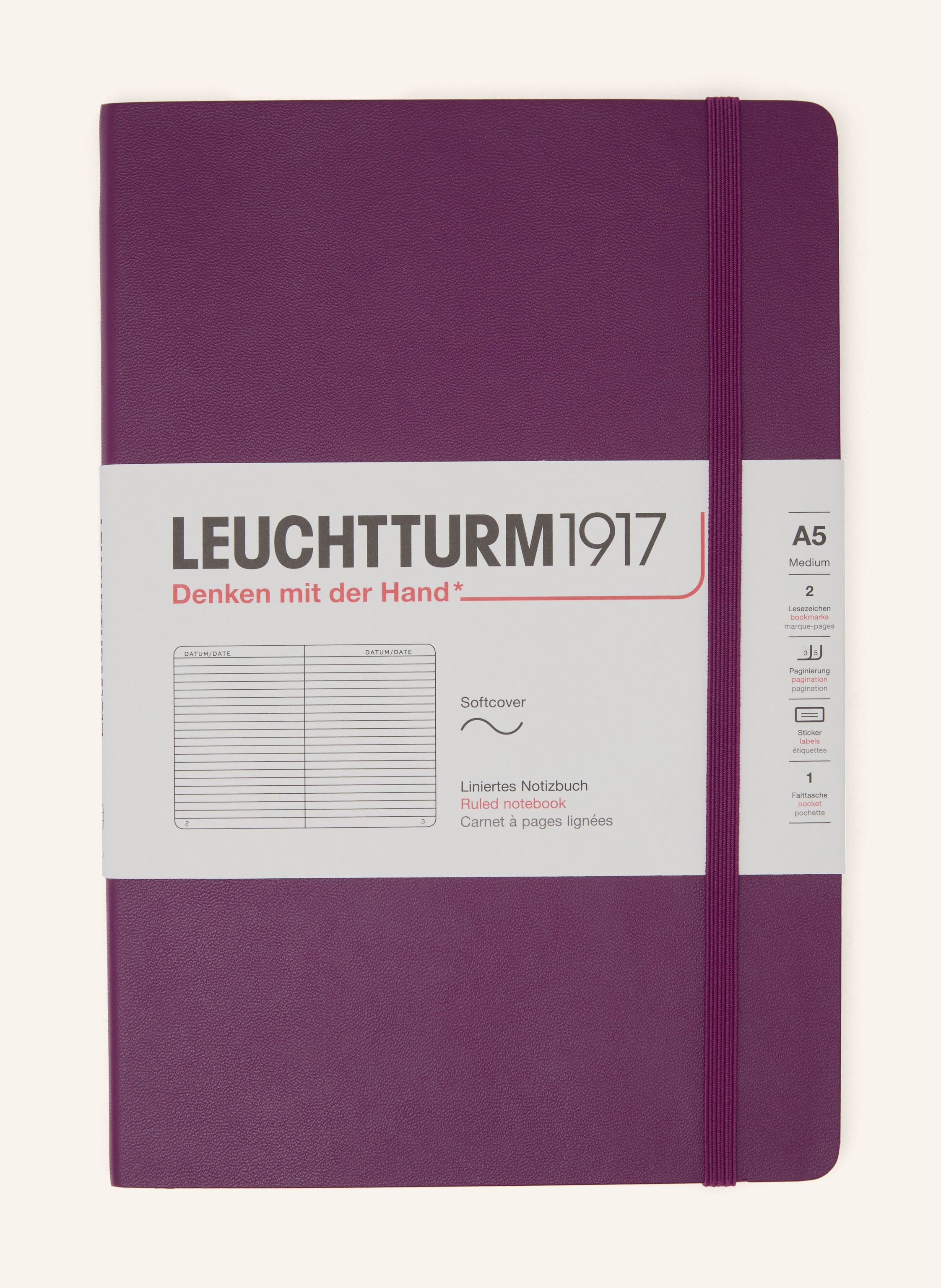 LEUCHTTURM1917 Notizbuch MEDIUM SOFTCOVER